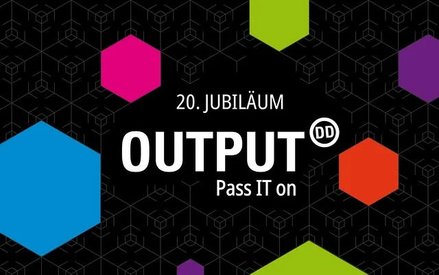 Teaser 20. Jubiläum Output-DD – Pass IT on